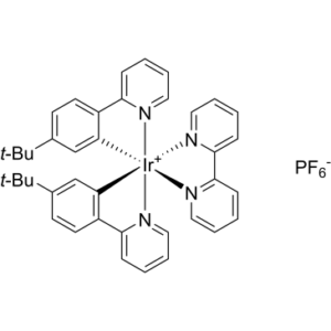 (2,2′-Bipyridyl)bis[2-(4-tertbutylphenyl) pyridine] iridium (III) hexafluorophosphate