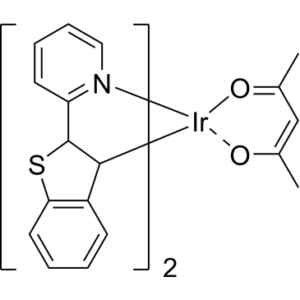 Bis[2-(2′-benzothienyl)pyridinato-N,C3′](acetylacetonato)iridium