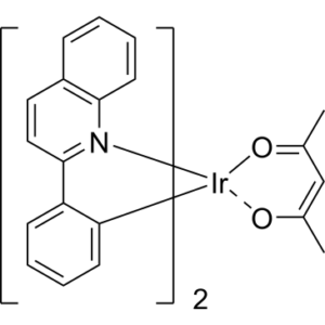 Bis(2-phenylquinoline-C2,N)(acetylacetonato)iridium(III)