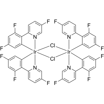 Di-μ-chlorotetrakis[3,5-difluoro-2-(5-fluoro-2-pyridinyl-κN)phenyl-κC]diiridium