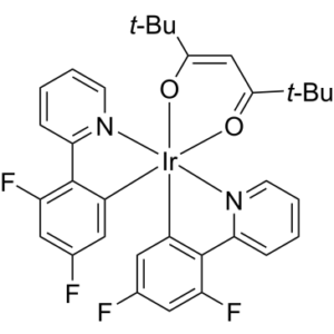 Bis[3,5-difluoro-2-(2-pyridinyl-κN)phenyl-κC](2,2,6,6-tetramethyl-3,5-heptanedionato-κO,κO’)iridium(III)