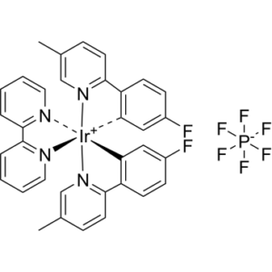 Iridium(1+), (2,2′-bipyridine-κN1,κN1′)bis[5-fluoro-2-(5-methyl-2-pyridinyl-κN)phenyl-κC]-, (OC-6-33)-, hexafluorophosphate(1-)