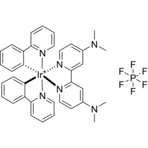 Iridium(1+), bis[2-(2-pyridinyl-κN)phenyl-κC](N4,N4,N4′,N4′-tetramethyl[2,2′-bipyridine]-4,4′-diamine-κN1,κN1′)-, (OC-6-33)-, hexafluorophosphate(1-) 1:1