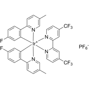 Bis[2-(4-fluorophenyl)-5-methylpyridine] [4,4′-bis(trifluoromethyl)-2,2′-bipyridine] iridium(III) hexafluorophosphate