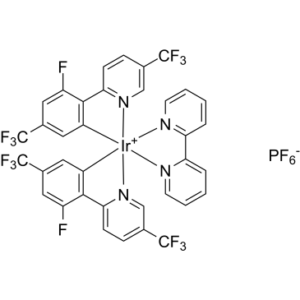 Iridium-(2,2′-bipyridine-κN1,κN1′)bis[(3-fluoro-5-trifluoromethyl)-2-(5-trifluoromethyl-2-pyridinyl-κN)phenyl-κC]-hexafluorophosphate