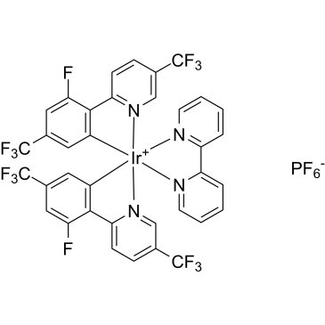 Iridium-(2,2′-bipyridine-κN1,κN1′)bis[(3-fluoro-5-trifluoromethyl)-2-(5-trifluoromethyl-2-pyridinyl-κN)phenyl-κC]-hexafluorophosphate
