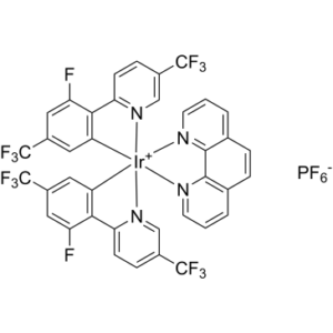 Iridium-(1,10-phenanthroline-κN1,κN10)bis[(3-fluoro-5-trifluoromethyl)-2-(5-trifluoromethyl-2-pyridinyl-κN)phenyl-κC]-hexafluorophosphate