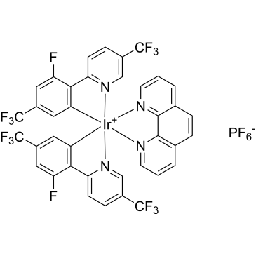 Iridium-(1,10-phenanthroline-κN1,κN10)bis[(3-fluoro-5-trifluoromethyl)-2-(5-trifluoromethyl-2-pyridinyl-κN)phenyl-κC]-hexafluorophosphate