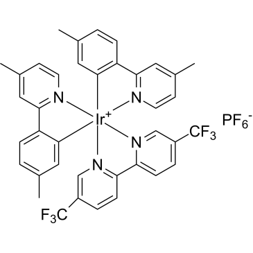 (OC-6-33)-[5,5′-Bis(trifluoromethyl)-2,2′-bipyridine-κN1,κN1′]bis[5-methyl-2-(4-methyl-2-pyridinyl-κN)phenyl-κC]Iridium(1+), hexafluorophosphate(1-) 1:1