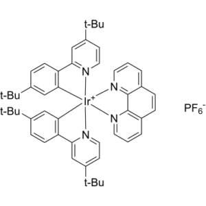 Bis[4-tert-butyl-2-(4-tert-butylphenyl)pyridine][1,10-phenanthroline] iridium(III) hexafluorophosphate