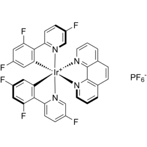 Iridium-(1,10-phenanthroline-κN1,κN10)bis[3,5-difluoro-2-(5-fluoro-2-pyridinyl-κN)phenyl-κC]-hexafluorophosphate
