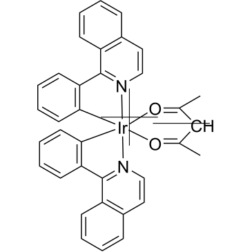 Bis[2-(1-isoquinolinyl-N)phenyl-C](2,4-pentanedionato-O2,O4)iridium(III)