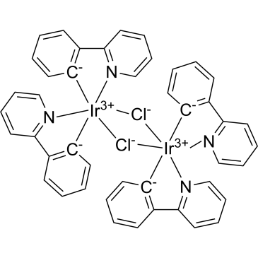 Dichlorotetrakis(2-(2-pyridinyl)phenyl)diiridium(III)