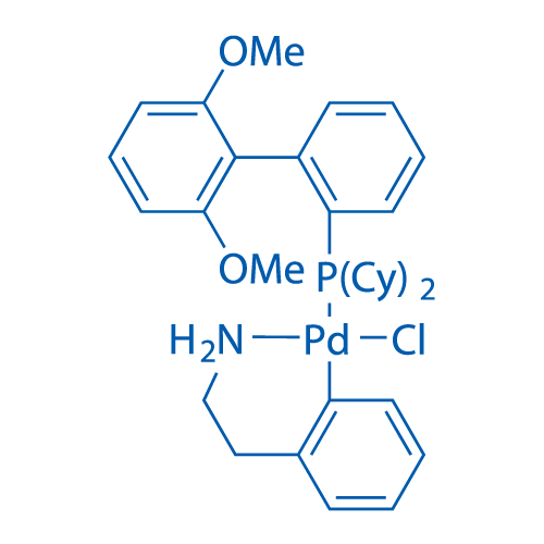 Chloro(2-dicyclohexylphosphino-2′,6′-dimethoxy-1,1′-biphenyl)[2-(2-aminoethylphenyl)]palladium(II)