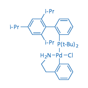 [2-[2-(Amino-κN)ethyl]phenyl-κC][bis(1,1-dimethylethyl)[2′,4′,6′-tris(1-methylethyl)[1,1′-biphenyl]-2-yl]phosphine]chloropalladium