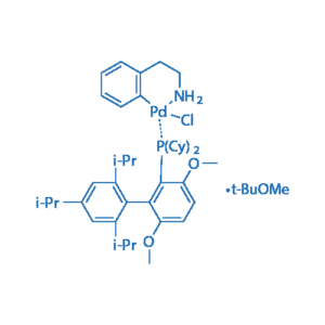 Dicyclohexyl(2′,4′,6′-triisopropyl-3,6-dimethoxy-[1,1′-biphenyl]-2-yl)phosphine-(2-(2-aminoethyl)phenyl)palladium(II) chloride