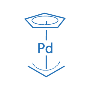 Cyclopentadienyl allyl palladium