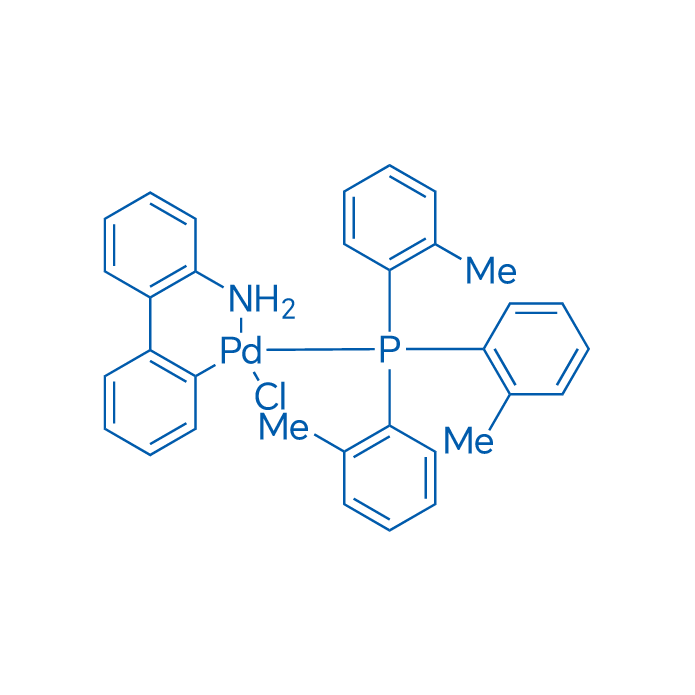 [2′-(Amino-κN)[1,1′-biphenyl]-2-yl-κC]chloro[tris(2-methylphenyl)phosphine]palladium