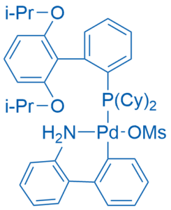 Methanesulfonato(2-dicyclohexylphosphino-2′,6′-di-i-propoxy-1,1′-biphenyl)(2′-amino-1,1′-biphenyl-2-yl)palladium(II)