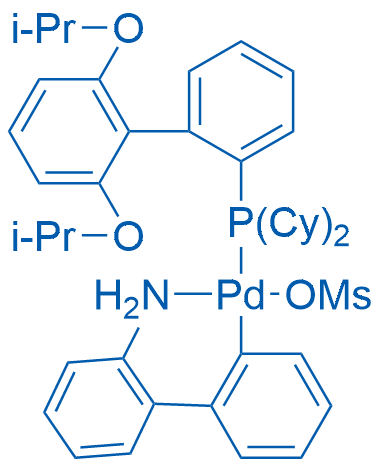 Methanesulfonato(2-dicyclohexylphosphino-2′,6′-di-i-propoxy-1,1′-biphenyl)(2′-amino-1,1′-biphenyl-2-yl)palladium(II)