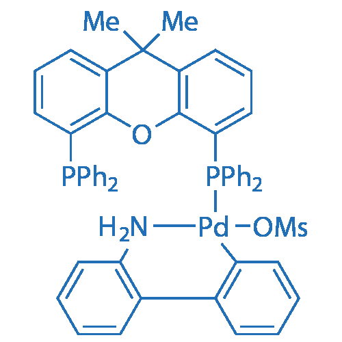 [2′-(Amino-κN)[1,1′-biphenyl]-2-yl-κC][[5-(diphenylphosphino)-9,9-dimethyl-9H-xanthen-4-yl]diphenylphosphine-κP](methanesulfonato-κO)palladium