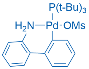 [2′-(Amino-κN)[1,1′-biphenyl]-2-yl-κC](methanesulfonato-κO)[tris(1,1-dimethylethyl)phosphine]palladium