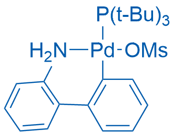 [2′-(Amino-κN)[1,1′-biphenyl]-2-yl-κC](methanesulfonato-κO)[tris(1,1-dimethylethyl)phosphine]palladium