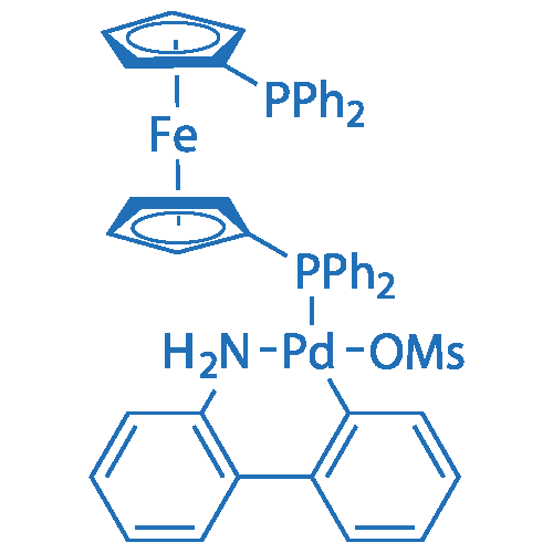 Methanesulfonato[1,1′-bis(diphenylphosphino)ferrocene)](2′-amino-1,1′-biphenyl-2-yl)palladium(II)
