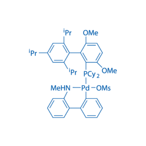 Methanesulfonato(2-dicyclohexylphosphino-3,6-dimethoxy-2′,4′,6′-tri-i-propyl-1,1′-biphenyl)(2′-methylamino-1,1′-biphenyl-2-yl)palladium(II)