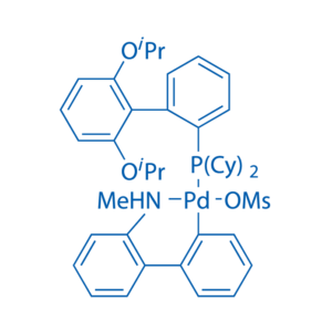 Methanesulfonato(2-dicyclohexylphosphino-2′,6′-di-i-propoxy-1,1′-biphenyl)(2′-methylamino-1,1′-biphenyl-2-yl)palladium(II)