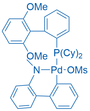 Methanesulfonato(2-dicyclohexylphosphino-2′,6′-dimethoxy-1,1′-biphenyl)(2′-methylamino-1,1′-biphenyl-2-yl)palladium(II)