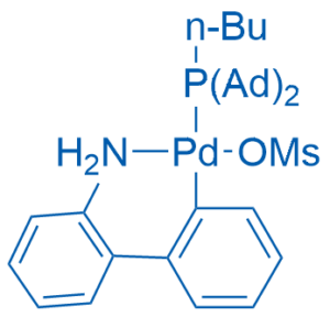 Methanesulfonato(diadamantyl-n-butylphosphino)-2′-amino-1,1′-biphenyl-2-yl)palladium(II)
