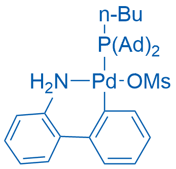 Methanesulfonato(diadamantyl-n-butylphosphino)-2′-amino-1,1′-biphenyl-2-yl)palladium(II)