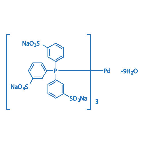 Tris(3,3′,3”-phosphinidynetris(benzenesulfonato)palladium(0) nonasodium salt nonahydrate