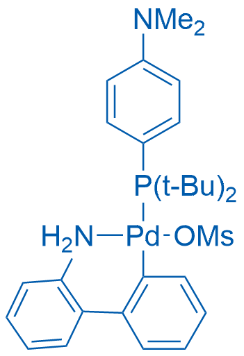 Methanesulfonato{[4-(N,N-dimethylamino)phenyl]di-t-butylphosphino}(2′-amino-1,1′-biphenyl-2-yl)palladium(II)