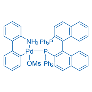 [2′-(Amino-κN)[1,1′-biphenyl]-2-yl-κC][[2′-(diphenylphosphino)[1,1′-binaphthalen]-2-yl]diphenylphosphine-κP](methanesulfonato-κO)palladium
