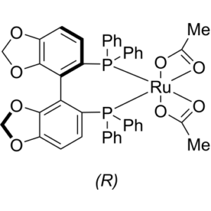 Diacetato[(R)-(+)-5,5′-bis(diphenylphosphino)-4,4′-bi-1,3-benzodioxole]ruthenium(II)