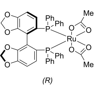 Diacetato[(R)-(+)-5,5′-bis(diphenylphosphino)-4,4′-bi-1,3-benzodioxole]ruthenium(II)