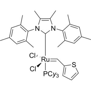 Tricyclohexylphosphine[4,5-dimethyl-1,3-bis(2,4,6-trimethylphenyl)imidazol-2-ylidene][2-thienylmethylene]ruthenium(II) dichloride