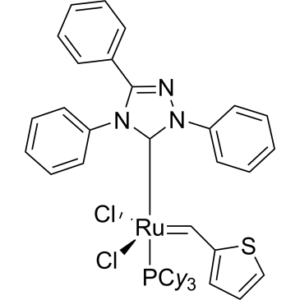 Tricyclohexylphosphine[2,4-dihydro-2,4,5-triphenyl-3H-1,2,4-triazol-3-ylidene][2-thienylmethylene]ruthenium(II) dichloride
