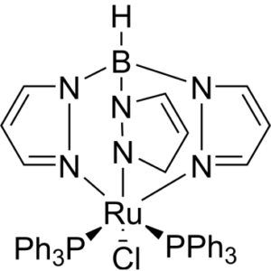 Chloro[hydrotris(pyrazol-1-yl)borato]bis(triphenylphosphine)ruthenium(II) ethanol adduct