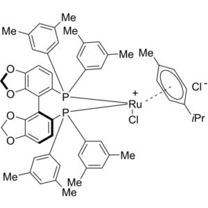 Chloro[(S)-(-)-5,5′-bis[di(3,5-xylyl)phosphino]-4,4′-bi-1,3-benzodioxole](p-cymene)ruthenium(II) Chloride