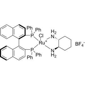 Chloro[(R)-2,2′-bis(diphenylphosphino)-1,1′-binaphthyl][(1R,2R)-cyclohexane-1,2-diamine)]ruthenium(II) tetrafluoroborate
