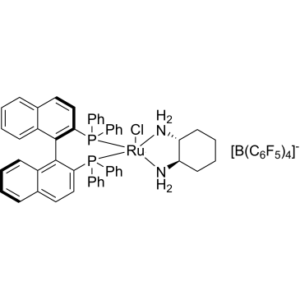 Chloro[(R)-2,2′-bis(diphenylphosphino)-1,1′-binaphthyl][(1R,2R)-cyclohexane-1,2-diamine]ruthenium(II) tetrakis(pentafluorophenyl)borate
