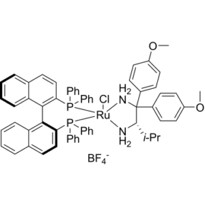 Chloro[(S)-(-)-2,2′-bis[diphenylphosphino]-1,1′-binaphthyl][(S)-1,1-bis(4-methoxyphenyl)-3-methylbutane-1,2-diamine]ruthenium(II) tetrafluoroborate