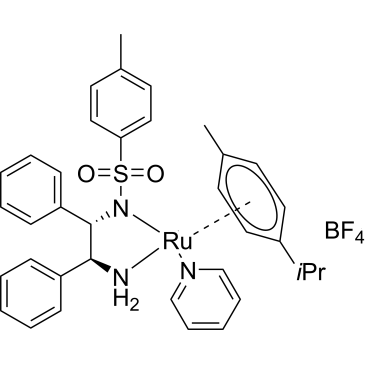 {[(1R,2R)-2-Amino-1,2-diphenylethyl](4-toluenesulfonyl)amido}(p-cymene)(pyridine)ruthenium(II) tetrafluoroborate
