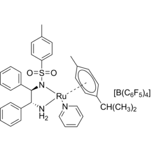 {[(1R,2R)-2-Amino-1,2-diphenylethyl](4-toluenesulfonyl)amido}(p-cymene)(pyridine)ruthenium(II) tetrakis(pentafluorophenyl)borate