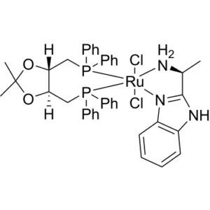 Dichloro[(4S,5S)-(+)-4,5-bis(diphenylphosphinomethyl)-2,2-dimethyl-1,3-dioxolane][(S)-(-)-2-(α-methylmethanamine)-1H-benzimidazole]ruthenium(II)