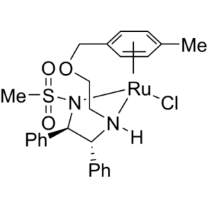 Chloro{N-[(1R,2R)-2-[(S)-[2-[[1,2,3,4,5,6-η)-4-methylphenyl]methoxy]ethyl]amino]-1,2-diphenylethylmethanesulfonamidato}ruthenium(II)