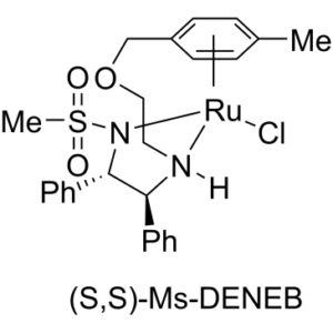 Chloro{N-[(1S,2S)-2-[(R)-[2-[[1,2,3,4,5,6-η)-4-methylphenyl]methoxy]ethyl]amino]-1,2-diphenylethylmethanesulfonamidato}ruthenium(II)